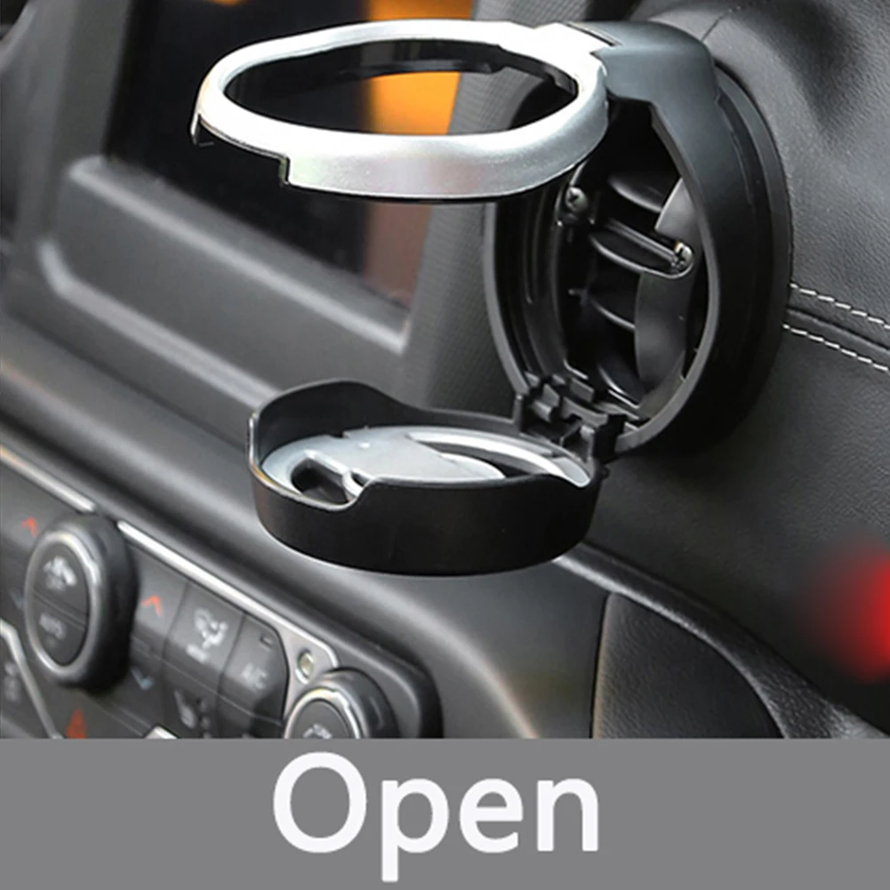 

OVOVS Modified Air Conditioning Outlet Car Air Outlet Cup Holder Drink Coffee Bottle Holders For JL Wrangler 2018 2019 2020 2021