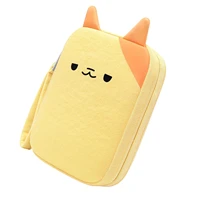 cute cartoon hard disk storage bag mobile power bank protective case battery carrying case external usb cable