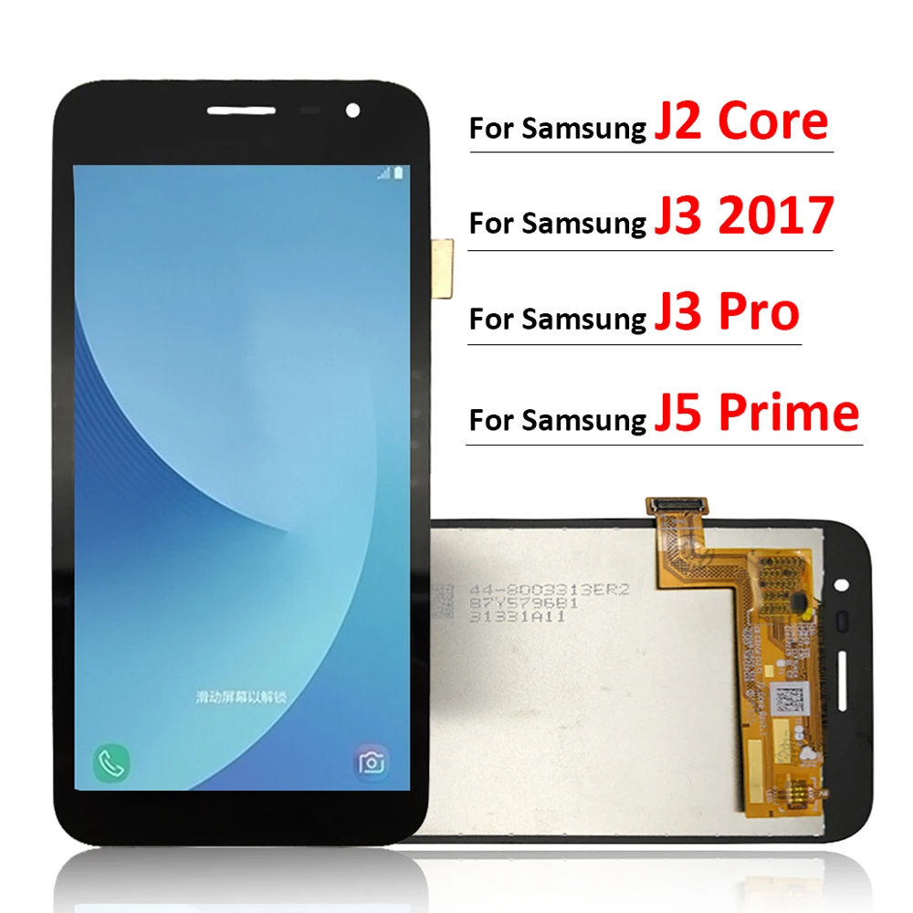 

New LCD Display Screen Touch Digitizer Assembly Display For Samsung J5 Prime J2 Core J260 J3 2017 J330 J330F J3 Pro No Frame