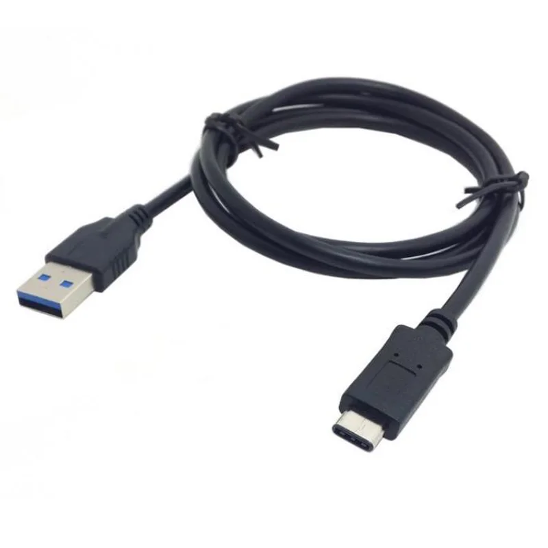 Фото Высококачественный черный, белый, 0,25 м, 0,5 м, 1,0 м, 2,0 м, 3,0 м, USB3.1 Type C «папа»-USB 3,0 «папа» кабель для передачи данных для телефона, планшета, зарядный кабель №5