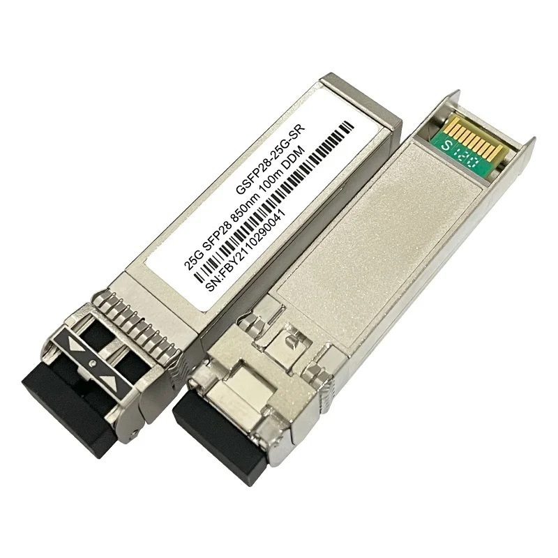 25G SFP28 модуль Dual LC 25GBASE-SR 850nm 100m DDM MMF оптический трансивер для коммутатора