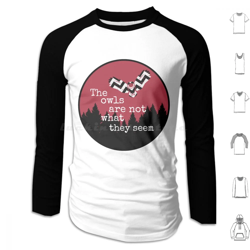 

The Owls Are Not What They Seem Hoodie cotton Long Sleeve David Lynch