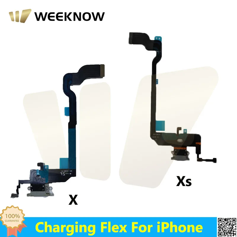 

Charging Flex Cable For iPhone X XS Charger Dock Connector USB Port Repair Part