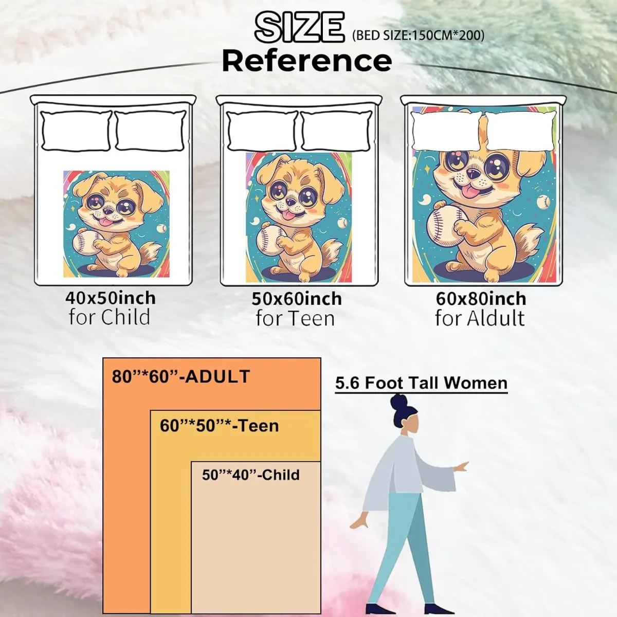 Милое желтое одеяло для собак детей любителей домашних животных девочек