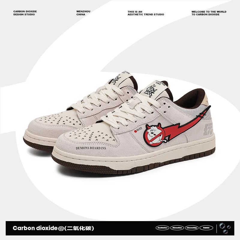 Кроссовки Y2K мужские/женские в стиле ретро модная обувь для тенниса с демоном