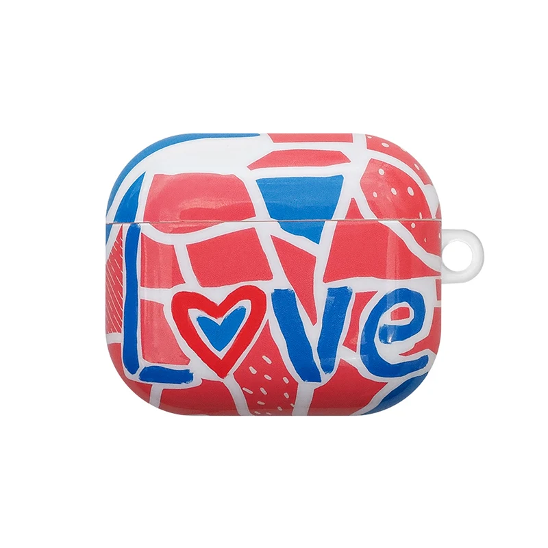 

Colorful Love Case for AirPods Pro 3 2 1 Case for Airpod Pro 3 3rd Gen Cover Wireless Headset TPU Funda airpods3 Air Pods Pro