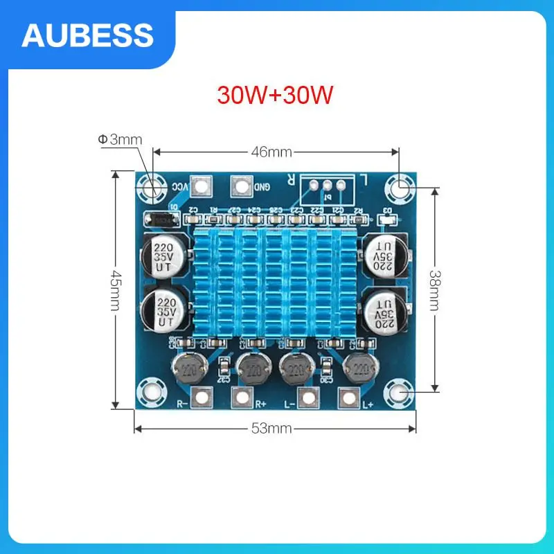 

Audio Power Amplifier Board Dual Channel 12v24v Mp3 Amplifier Module 30w30w 3a Tpa3110 Xh-a232 Easy To Link 2.0 Channel Official