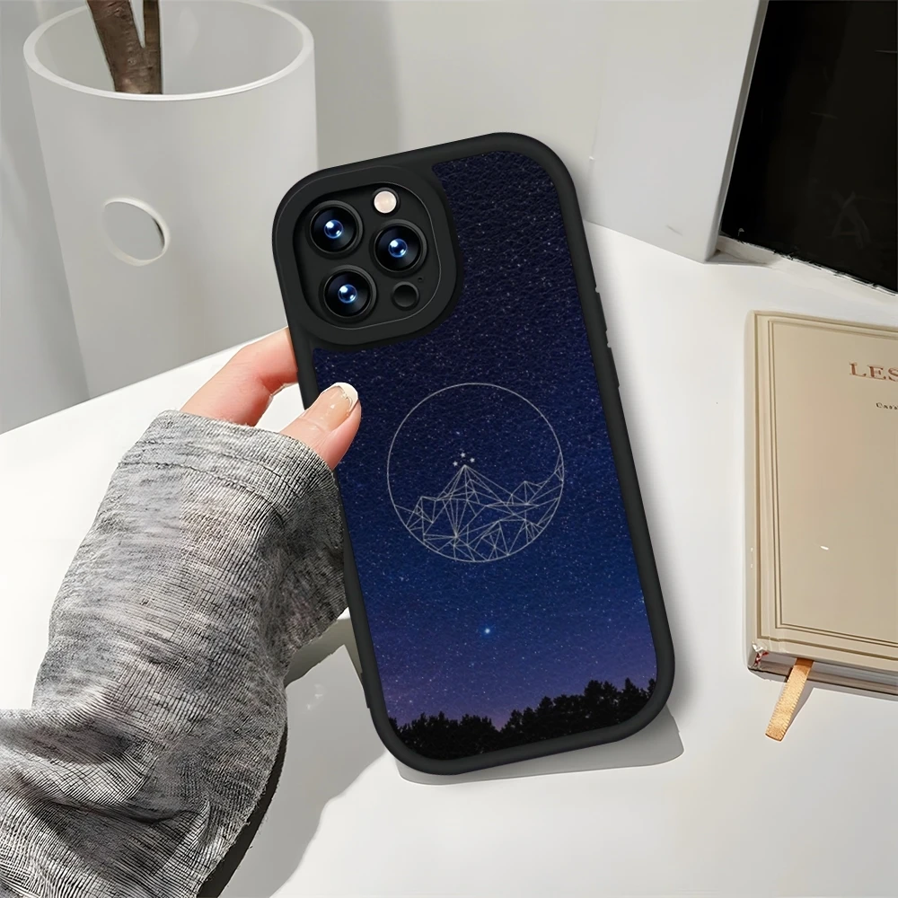 Acotar A Court of Mist and Fury чехол для телефона кожаный черный IPhone 13 16ProMax 12 15 11 14 Pro Max Mini Plus