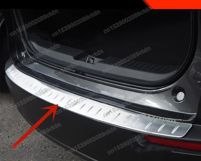 

stainless steel Rear Bumper Protector Sill Trunk Tread Plate cover Trim For Mazda CX30 CX-30 2020 2021 Car Accessories