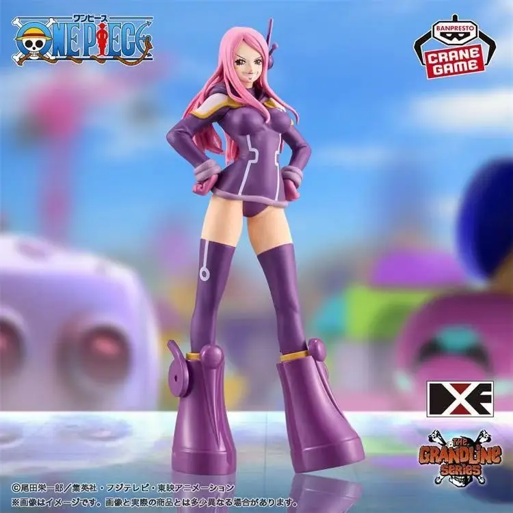 Фото В наличии оригинальная фигурка Bandai DXF One Piece Jewelry Bonney The Grandline Series - Egghead, аниме-фигурка, модель, игрушка, подарок. №4