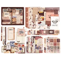 scrapbook supplies kit journaling scrapbooking supplies with a6 grid notebook and washi tapestickerfor diy craft