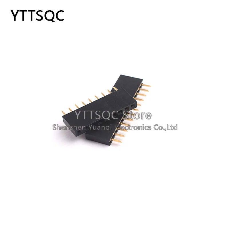 100 шт. однорядные штырьковые Разъемы 2 54 мм 1*2p 3p 4p 5p 6p 7p 8p 9p 10p 12p 14p 16p 18p 20 контактный