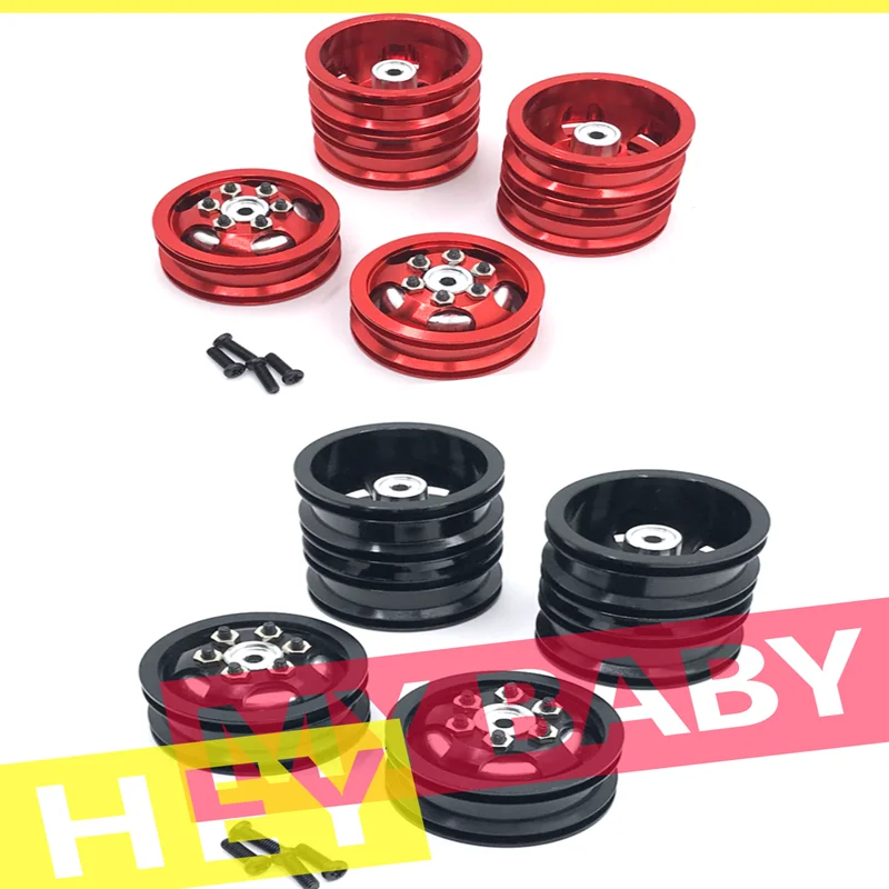 

Metal Upgrade Front Single Rear Dual Wheel Hub For WPL C14 C24 B14 B16 B24 B36 HengLong FeiYu JJRC RC Car Parts