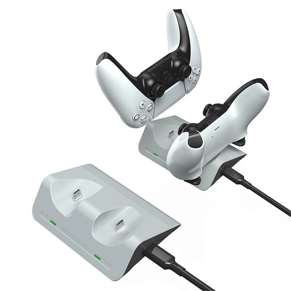 

База для быстрой зарядки для контроллера PS5 с интерфейсом Type-C для контроллера Nintendo Switch Pro Xbox, двойная зарядная док-станция