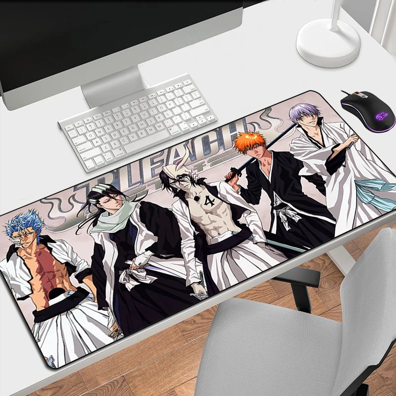 

Bleach Desk Mat Extended Pad Mousepad Xxl Pc Gamer Accessories Mouse Gaming Keyboard Large Anime Protector Mice Keyboards Office