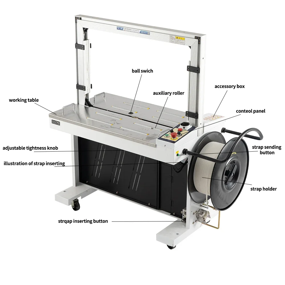 OUXIN OX DTKZ11 Китайский поставщик мини-наполуавтоматическая машина для обвязки