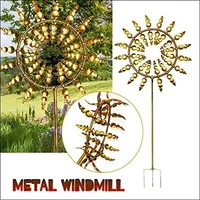 unique metal windmill outdoor wind spinners wind collectors courtyard patio lawn garden decoration outdoor indoor