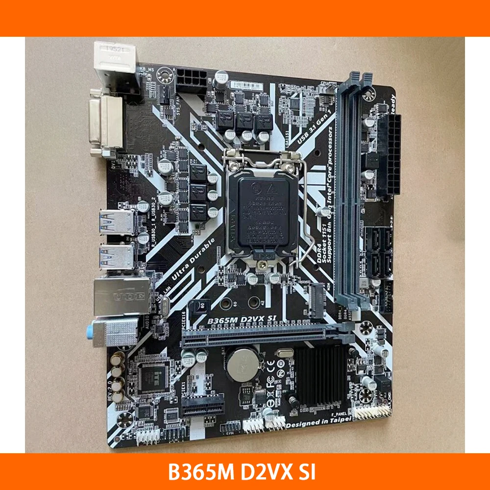 

B365 для Gigabyte B365M D2VX SI LGA1151 2 * DDR4 DIMM Слоты 32 Гб 4 * SATA 3,0 порты Micro ATX настольная материнская плата высокого качества быстро