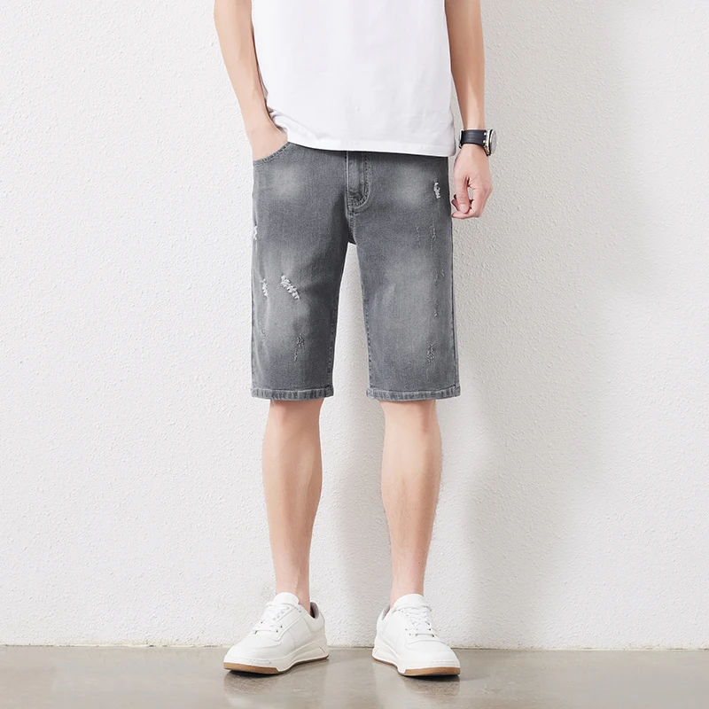 Baggy Jeans 48 Plus Size Denim Jeans Mens Shorts Jeans High Quality Casual Pants Denim Trousers Fashion Male 2022 New Summer