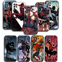 marvel comic avenger phone cases for samsung galaxy a31 a32 a51 a71 a52 a72 4g 5g a11 a21s a20 a22 4g carcasa coque soft tpu