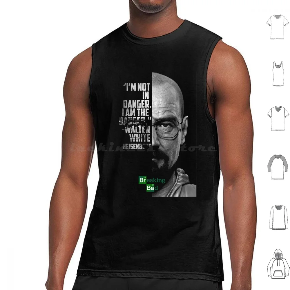 

Black And White Walter White Braking Bad Quote. Tank Tops Vest Sleeveless Bryan Cranston Walter White Heisneberg Jesse