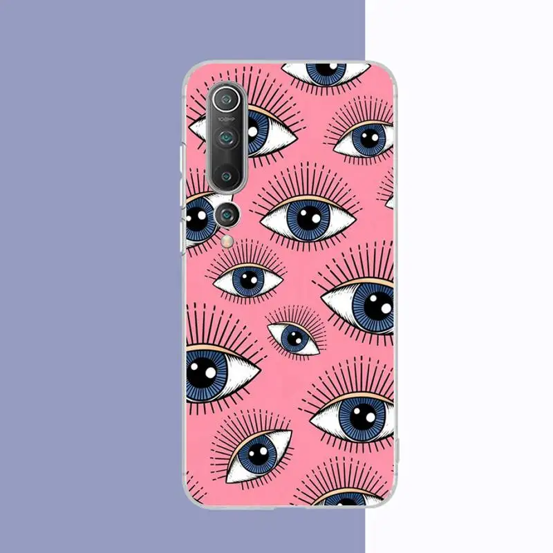 Чехол для телефона Lucky Eye Blue Evil Samsung S21 A10 Redmi Note 7 9 Huawei P30Pro Honor 8X 10i чехол |