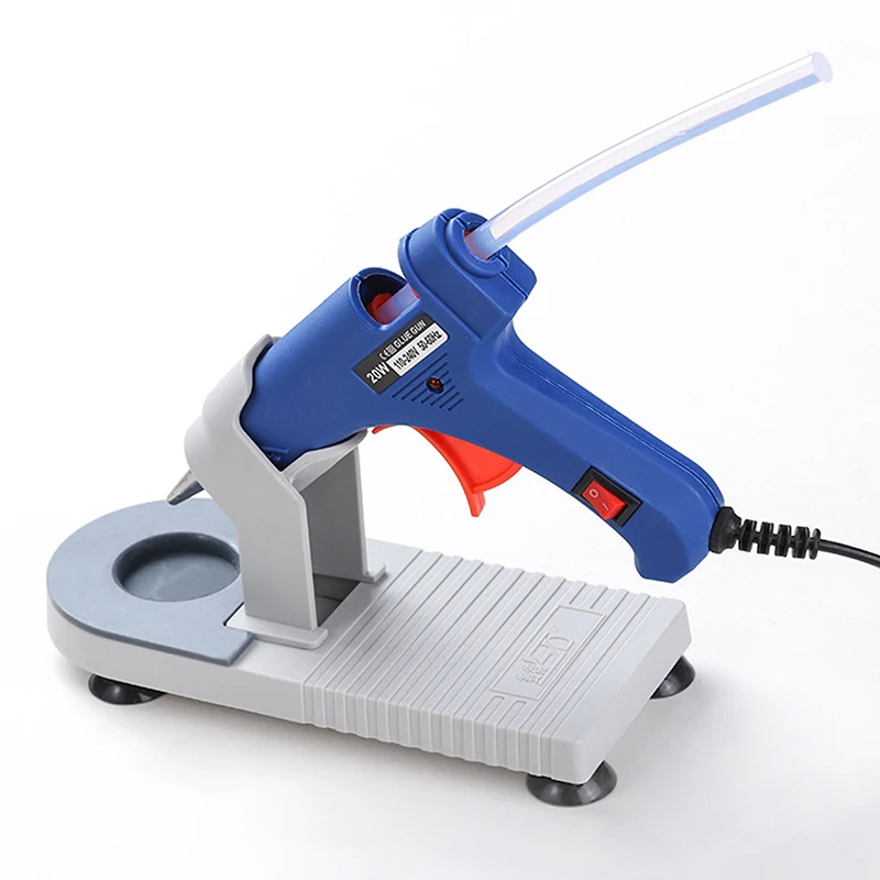 

Handmade DIY Tools Hot Melt Glue Gun Stand Glue Gun Base Universal With Sucker Industrial Guns Holder Gadgets Glue Gun Organizer