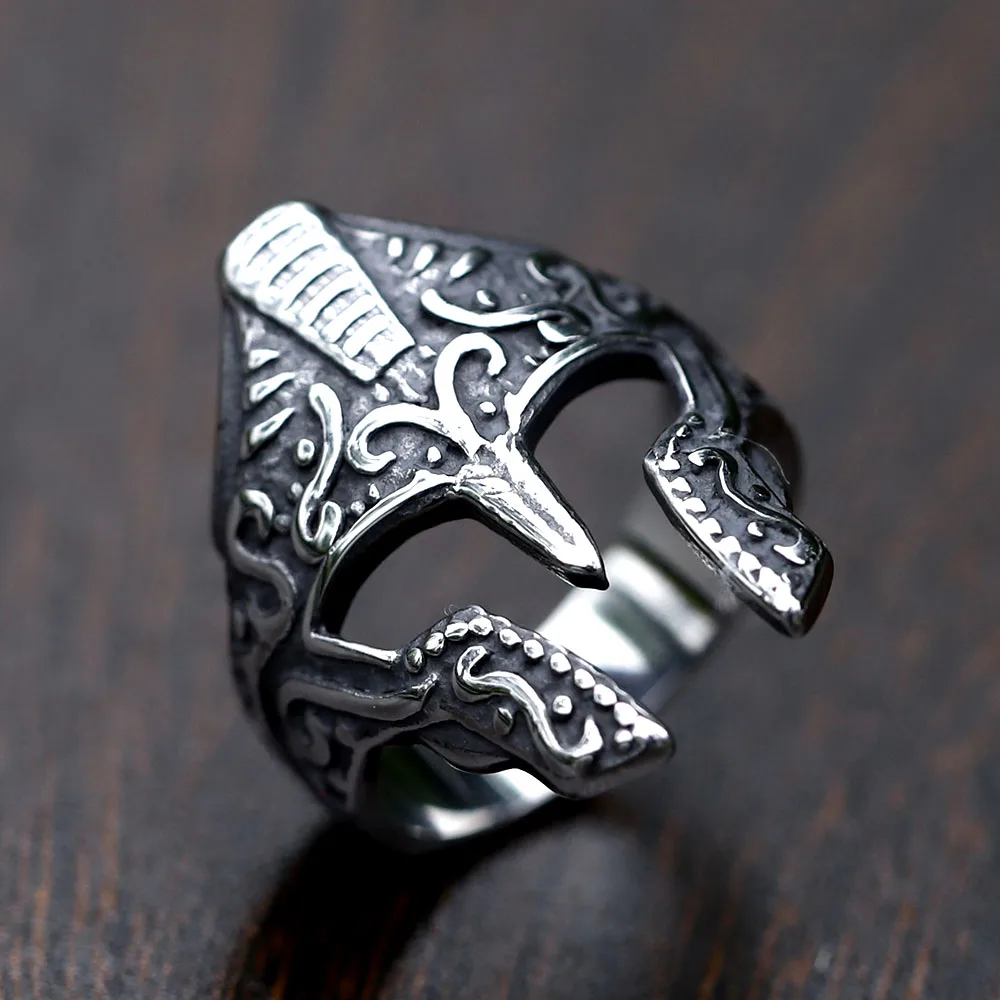 

2023 NEW Men's 316L stainless-steel rings VIKING Odin Celtic Knot Rune Thor Hammer Amulet fashion Jewelry Gifts free shipping