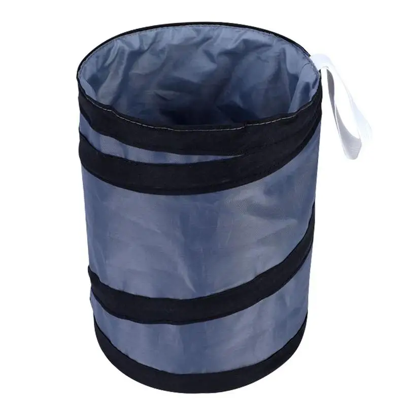 

Up Trash Can Thickened Collapsible Garbage Bag Recycling Bins With Hanging Elastic Band For Laundry Outdoor Home Fishing Camping