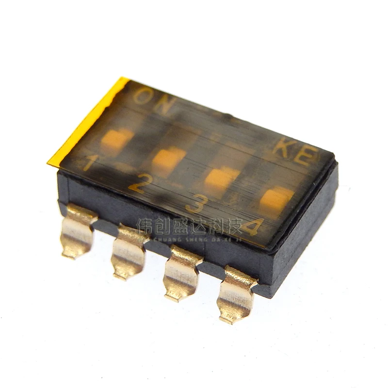 

SMD SMT ползунковые переключатели 1-10P черные