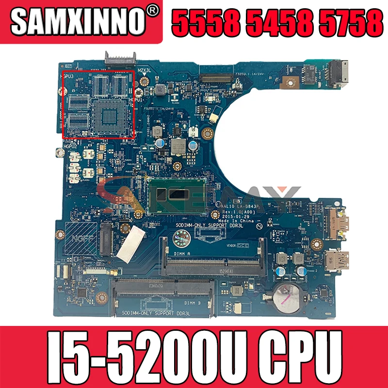

Материнская плата для DELL inspiron 5558 5458 5758