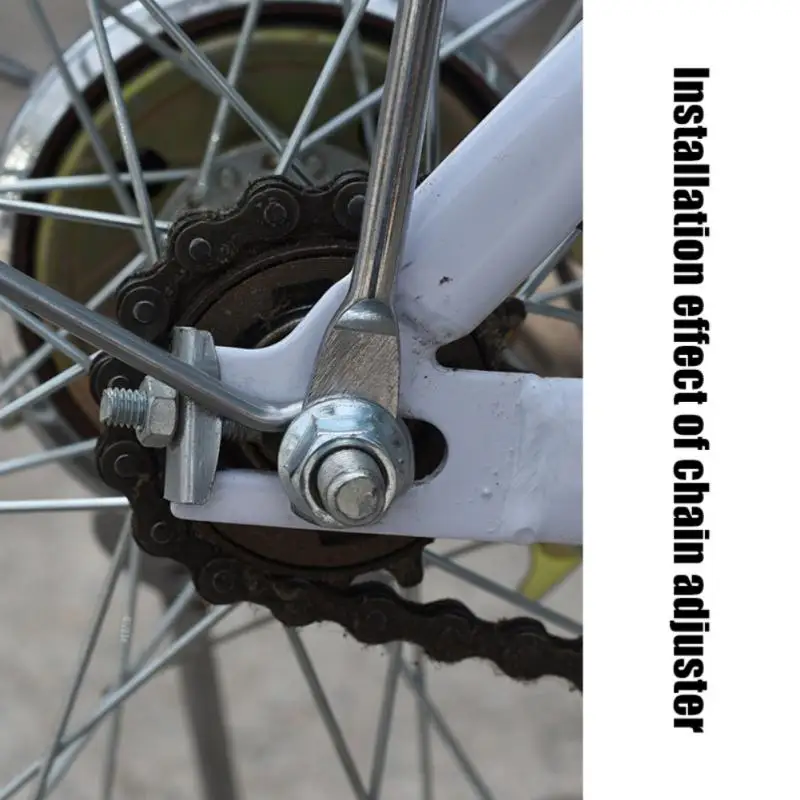 

2/3/4PCS Fastener Tensioner High Strength Screw Bicycle Chain Adjust Bolt Pull Tight Screw Bolts Fits Most Bikes Chain Adjuster