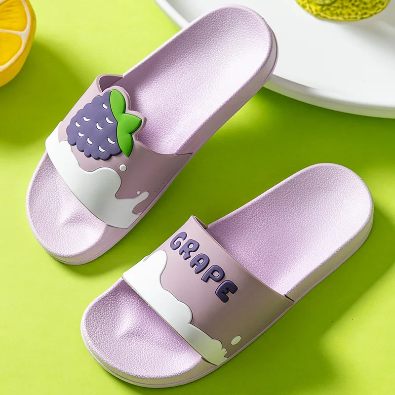 Home Slippers for Women Summer Shoes Couples Casual Flats Non-slip Bathroom Slides Woman Beach Slipper Flip Flops Footwear