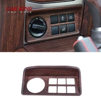 car central cigarette lighter cover interior decoration styling parts accessories 2018 2020 for toyota land cruiser prado 150