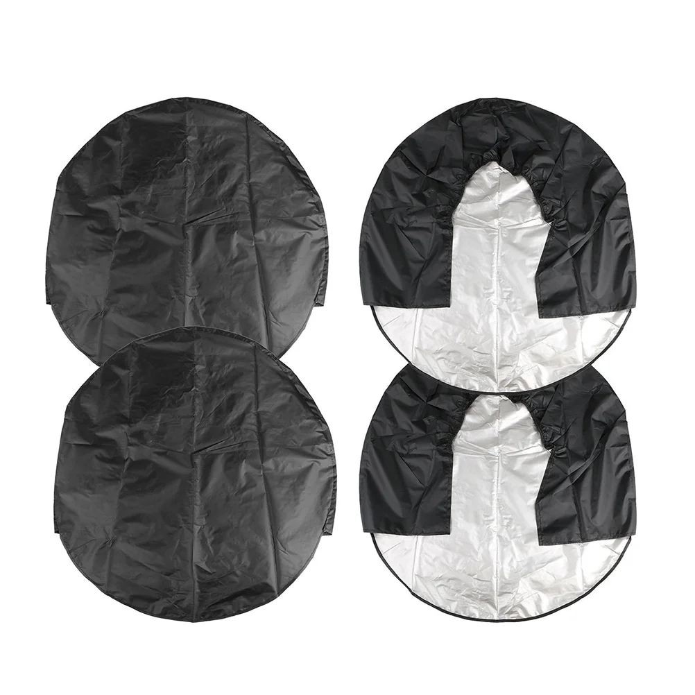 

4pcs Car Tire Case Car Tires Storage Bag Wheel Protector Trailer Universal Cover Tire Cover Case Tyre Cover