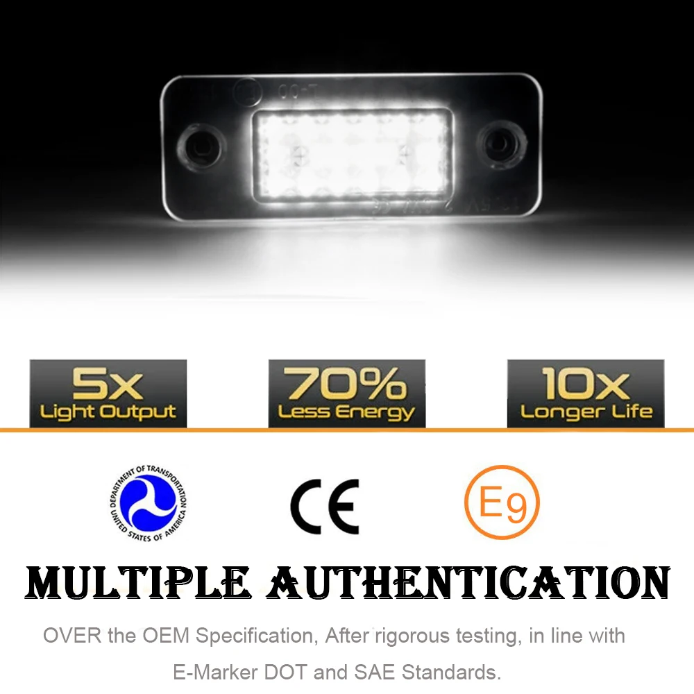 Задний номерной знак для Audi A8 S8 Quattro D3 4E2 4E8 2002-2009 белый цвет без ошибок OEM #4E0943022