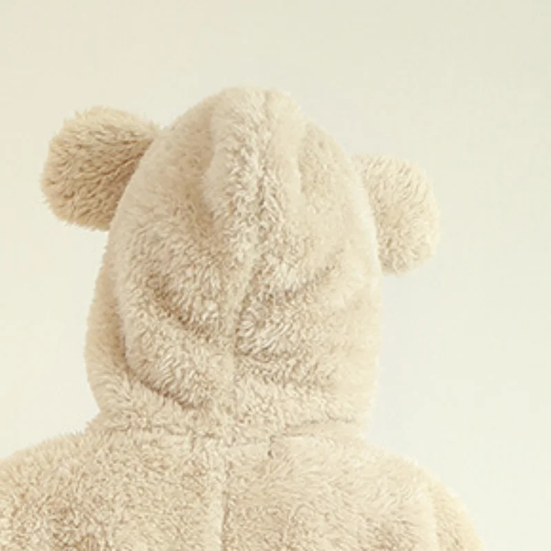 Ladies Pajama Sets Cute Style Nightgown Thicken Autumn And Winter Keep Warm Hoodie Pocket Hem Tightening Design