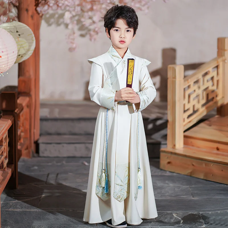 

2022 New Children's Hanfu, Little Boy's Antique Chivalry, Spring and Summer Childrens, Young Master's Clothes, Tang Costumes,