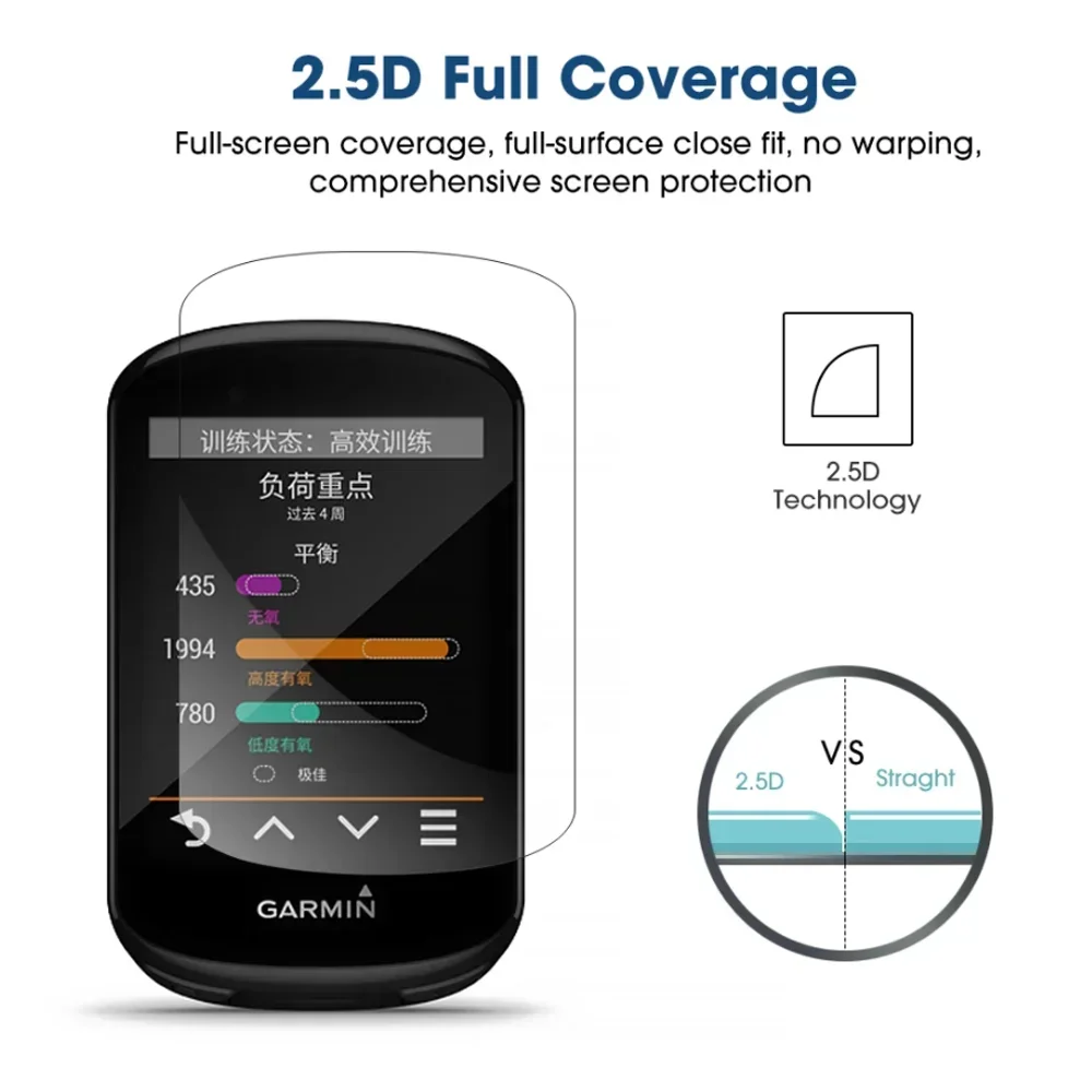 Закаленное стекло для Garmin Edge 540 840 530 830 1040 130 2 шт