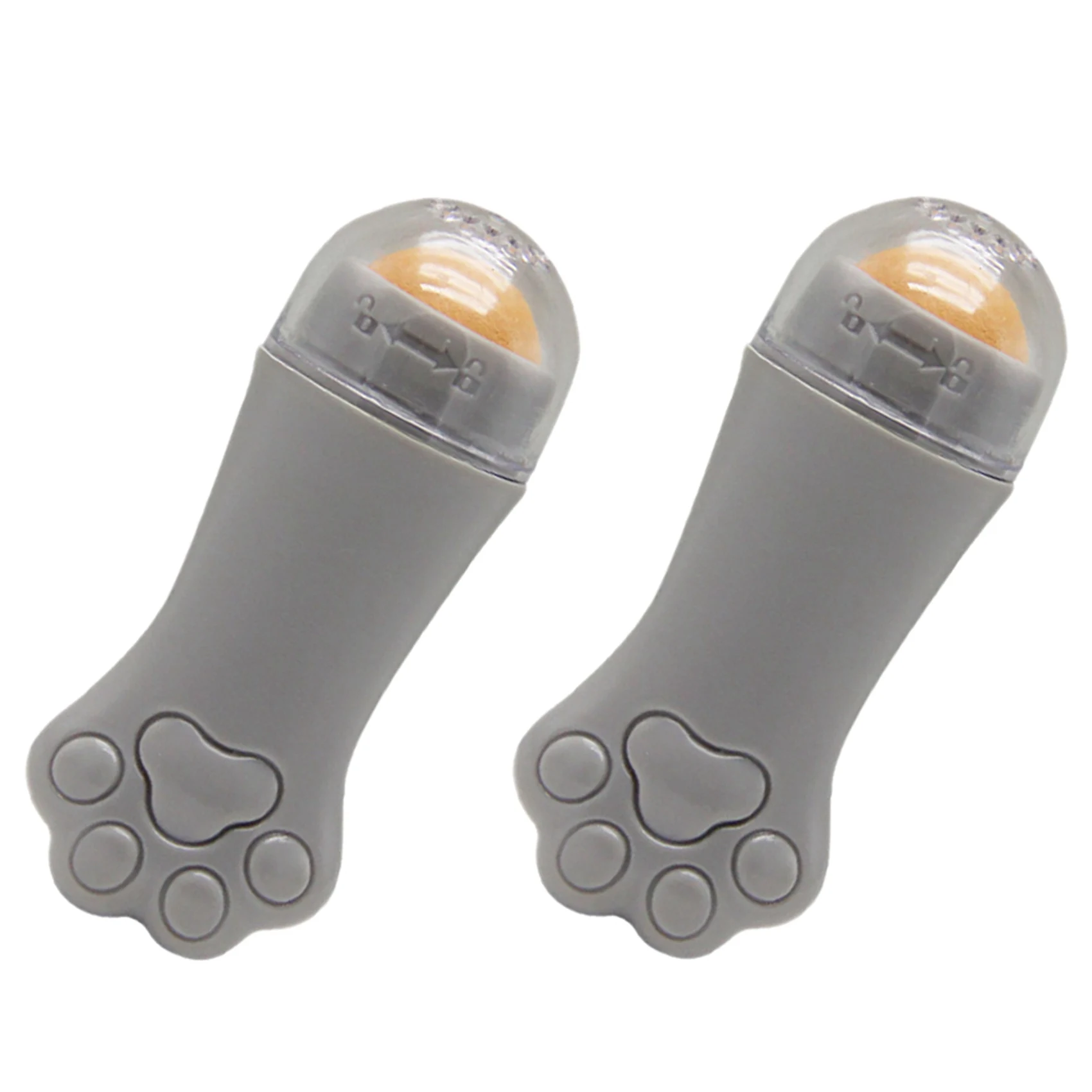 

2X Natural Volcanic Roller Oil Control Rolling Stone Facial Cleansing Oil Absorption Roller Ball Gray