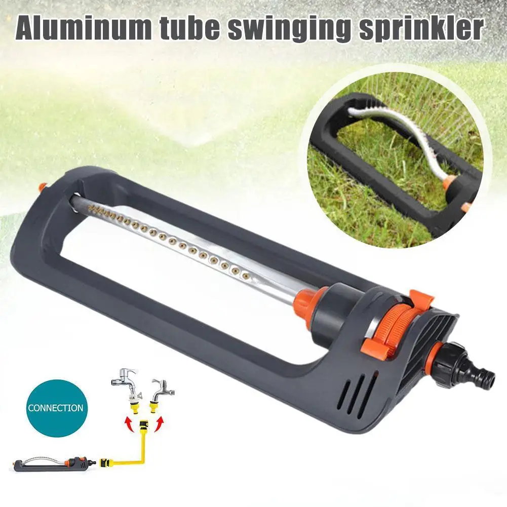 

Aluminum Tube Sprinkler Oscillating Sprinkler Rustproof Automatic Swing Irrigation Sprinkler For Large Lawn And Garden Gras N3P8