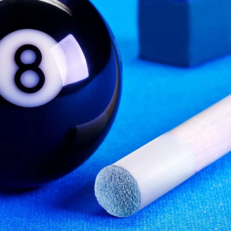 100 Pcs Slip-On Cue Tip Replacements For 13 Mm Tips And 50 Blue Replacement Pool Cues&ampSnooker