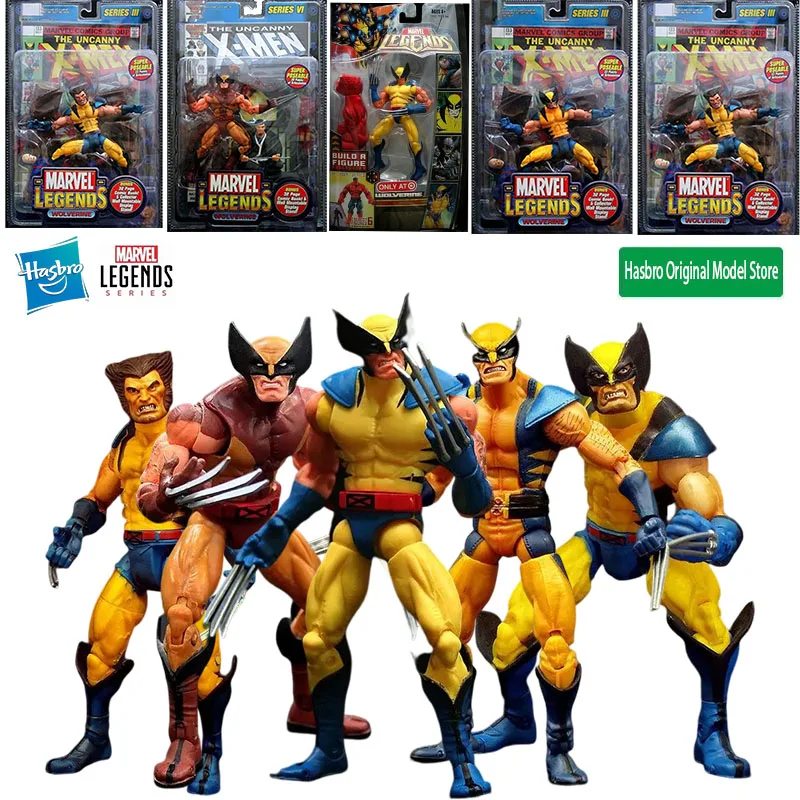 

Фигурки Hasbro из аниме «Легенды Марвел», полный ассортимент Росомаха, коллекционные модели с орнаментом, подарок для мальчиков