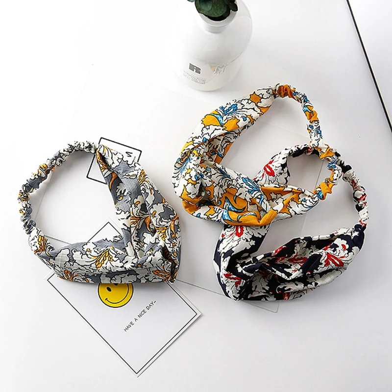 

Женская эластичная повязка для волос, спортивная повязка для волос с принтом Креста, аксессуары, Прямая поставка