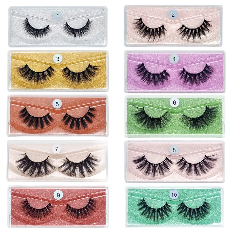 

3D Eyelashes Lashes Mink Lashes Natural With Eyelash Beauty Supplies Makeup False Eyelashes Faux Cils