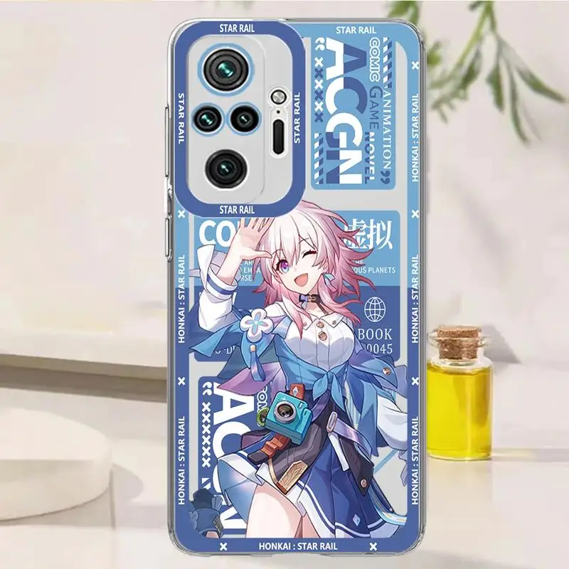 Чехол для телефона Xiaomi Redmi Note 10S 11 12 Pro 12S 13 8 9S 10 11S 11Pro противоударный чехол из ТПУ funda