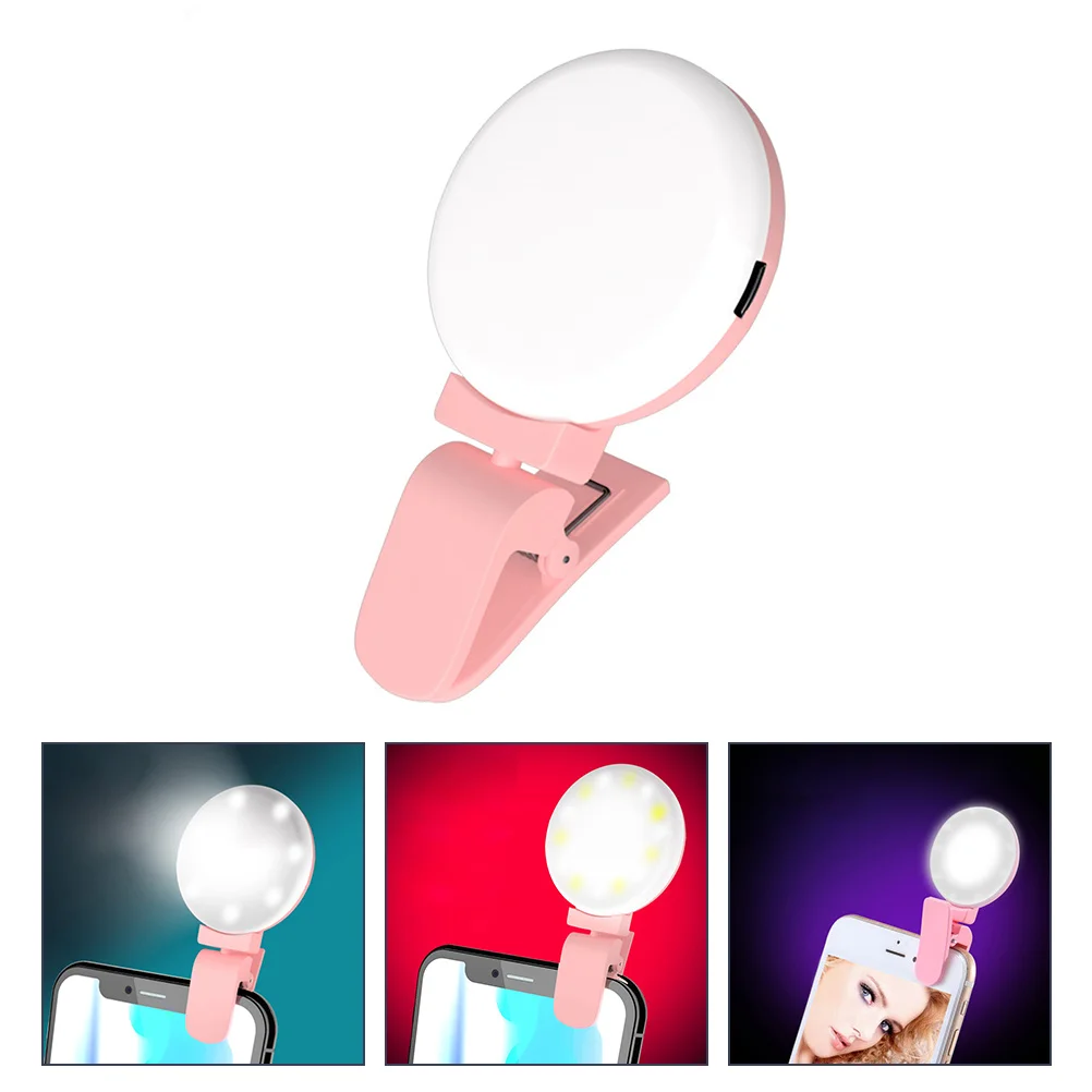 

Light Clip Selfieled Ring Photo Mini Portablefill Makeup Mobile Flashes