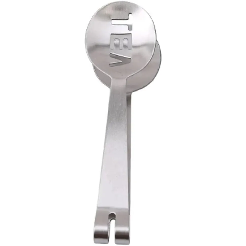 Tea Bag Squeezer Filter Stainless Steel Letter Clip Hot Spoon Lemon 、Kitchen Food 、 、Small Ice