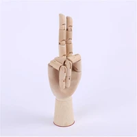 wooden hand model sketching drawing jointed movable fingers mannequin pendulum stand home decoration accessories