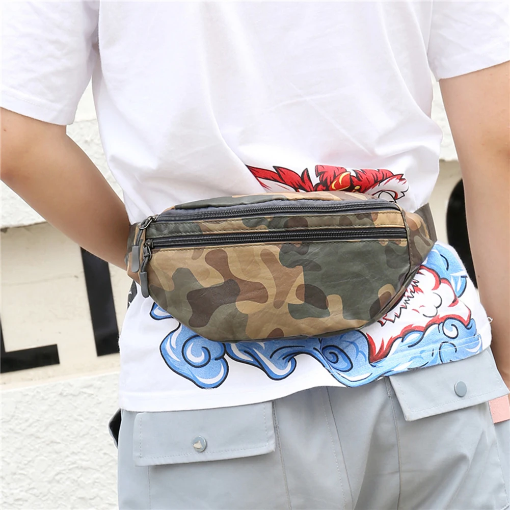 

Casual Money Pouch Pack Phone Card Change Storage Pouch Shoulder Messenger Bag for Outdoor Running Hiking Mountaineering